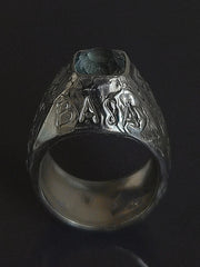 Silver Ring with Tourmaline "Barefoot"