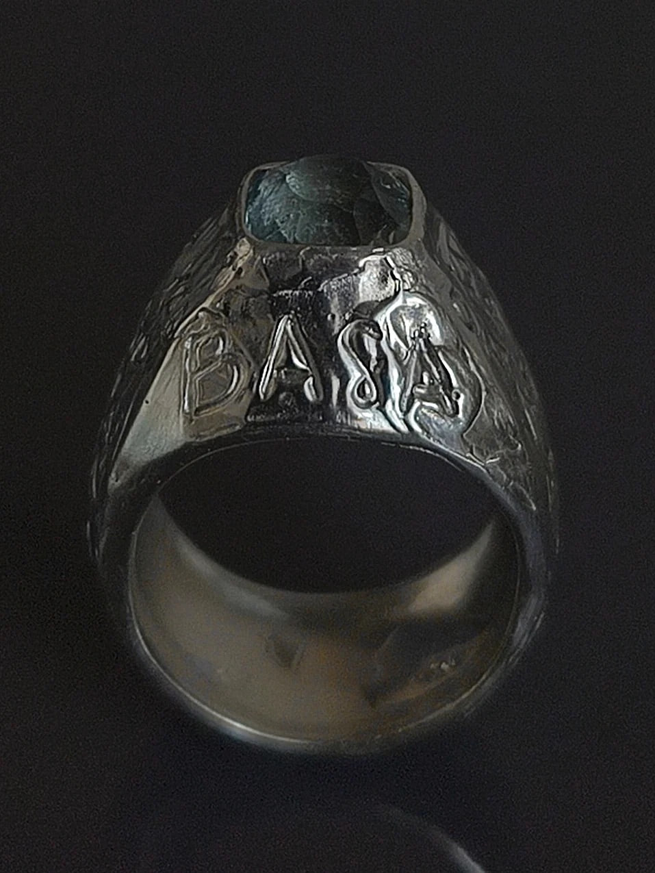 Silver Ring with Tourmaline "Barefoot"