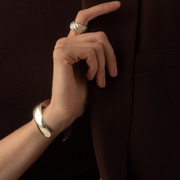 Silver Bangle "Nostalgia"