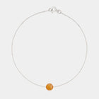 Gold Bracelet with Amber "Planètes d’Ambre", Big