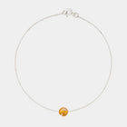 Gold Bracelet with Amber "Planètes d’Ambre", Big