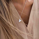 Silver Necklace "Handcrafted Heart"