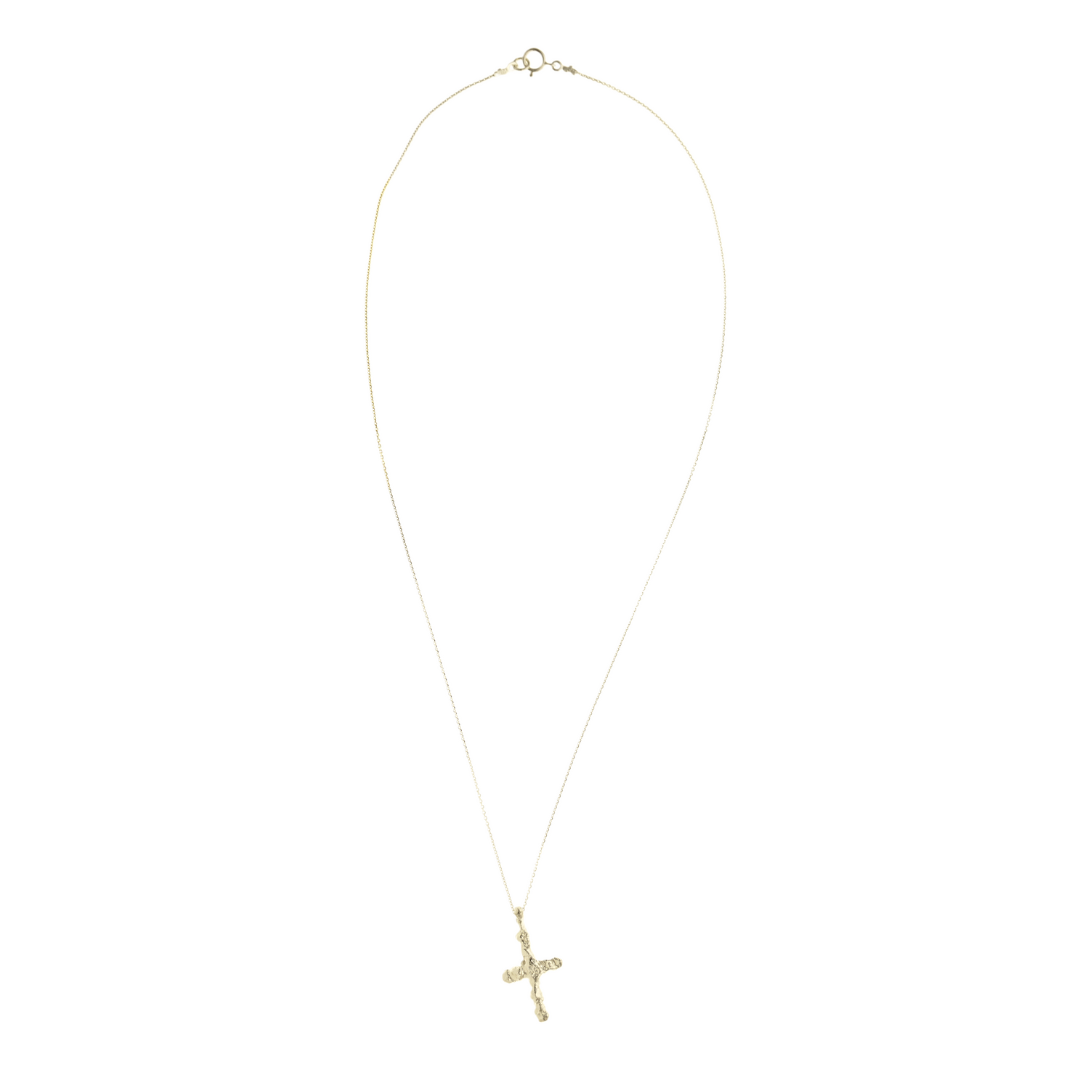 Silver Necklace "The Crossing Path"