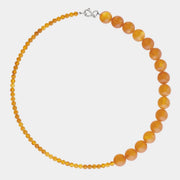 A statement Baltic amber necklace by Adele Notes.