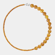 A statement Baltic amber necklace by Adele Notes.