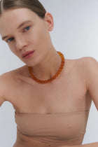 A statement Baltic amber necklace by Adele Notes.