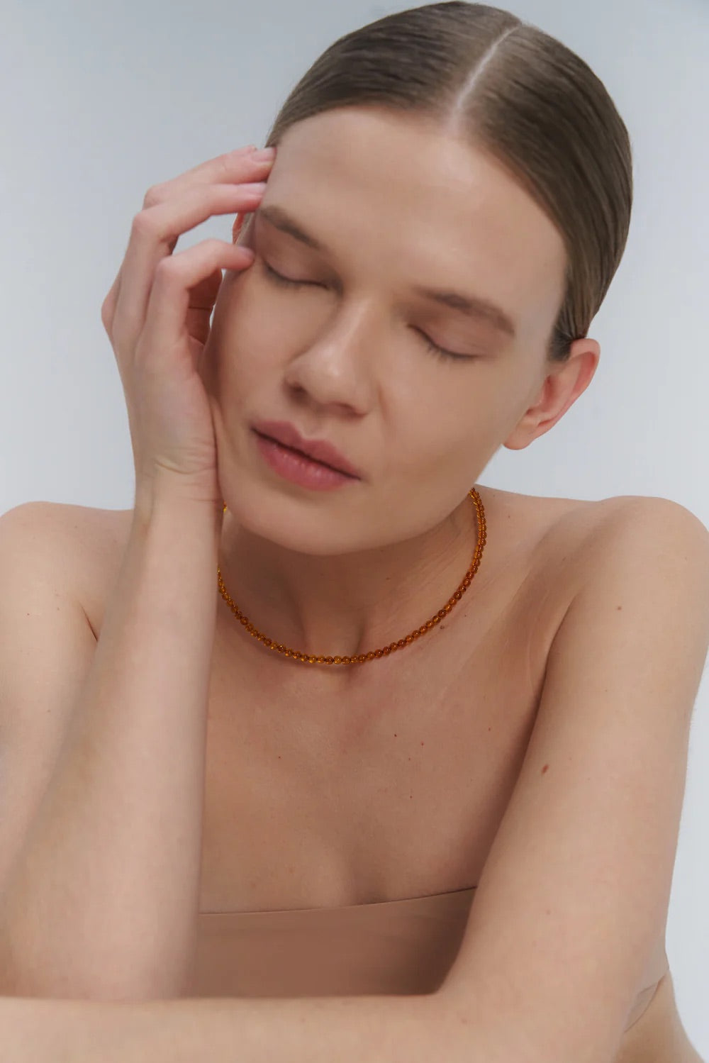 Baltic amber necklace by Adele Notes.