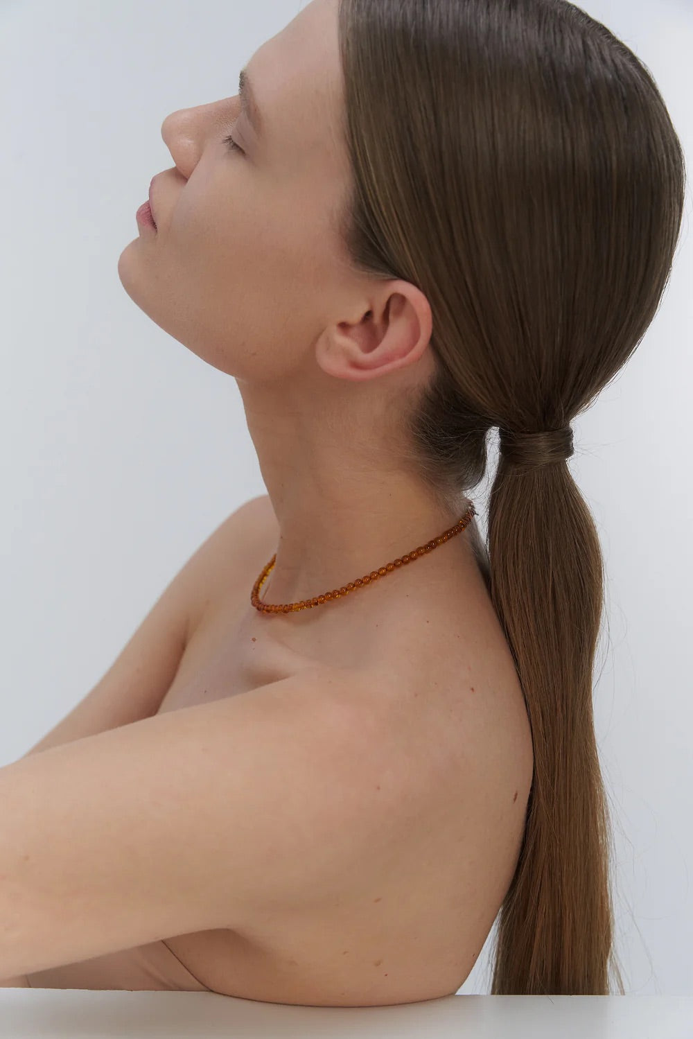 Baltic amber necklace by Adele Notes.