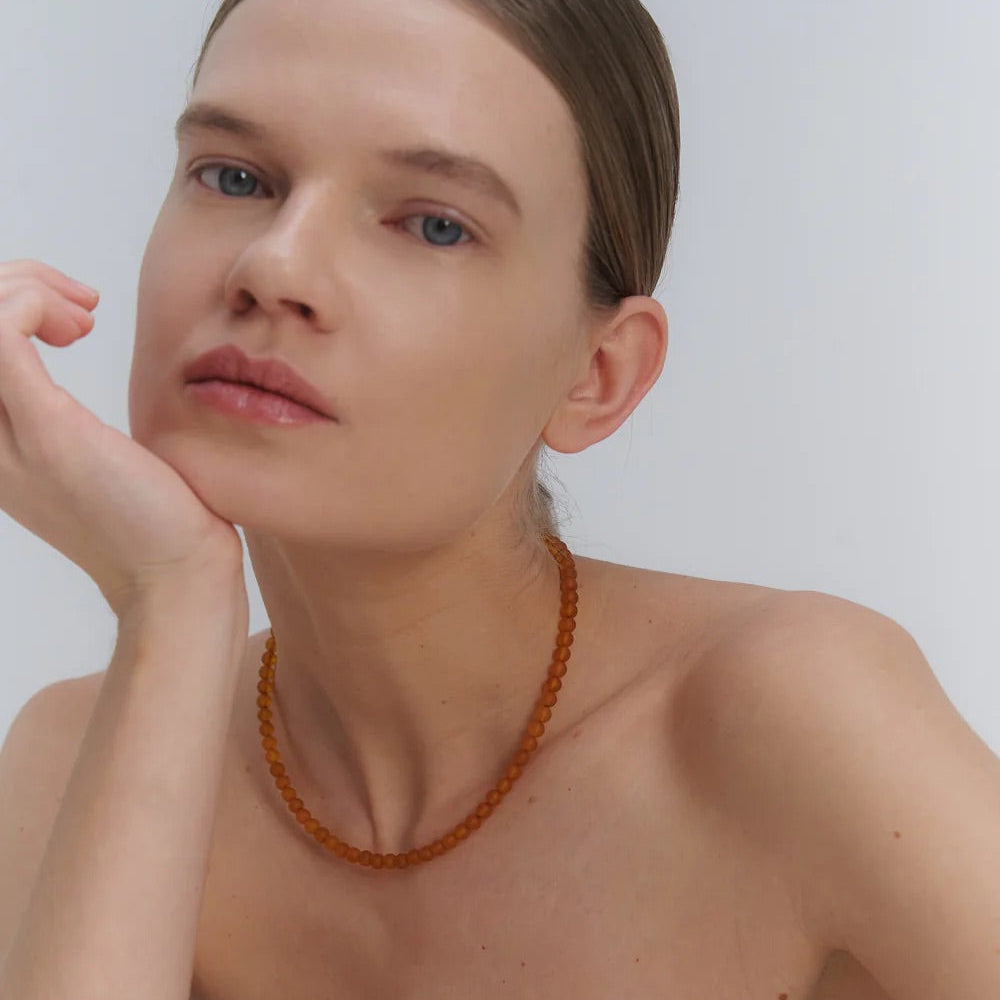 Baltic amber necklace by Adele Notes.