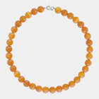 A statement Baltic amber necklace by Adele Notes.