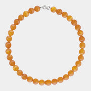 A statement Baltic amber necklace by Adele Notes.