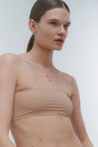 Silver necklace with Baltic amber by Adele Notes.