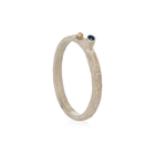Silver Ring with Blue Sapphire