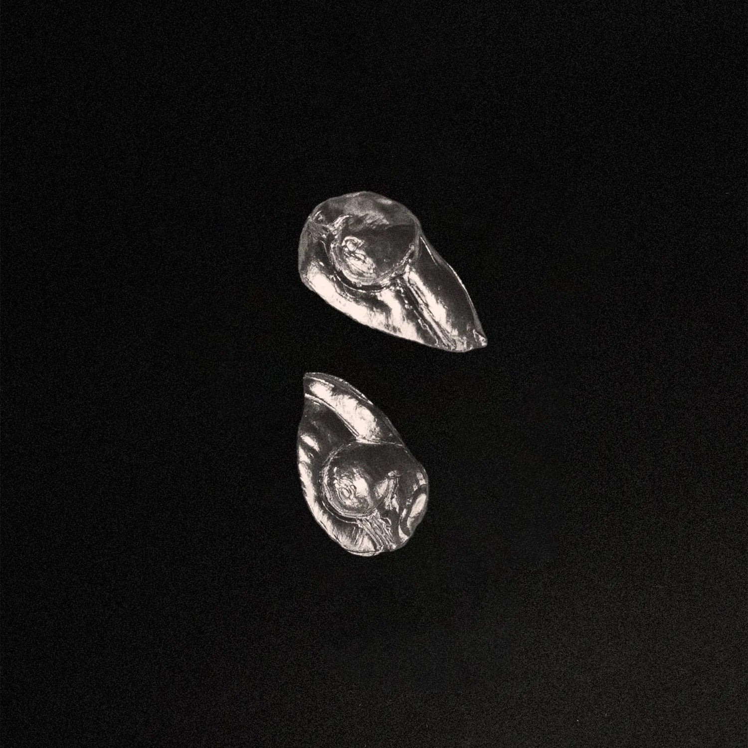 Silver Stud Earrings "Swan"
