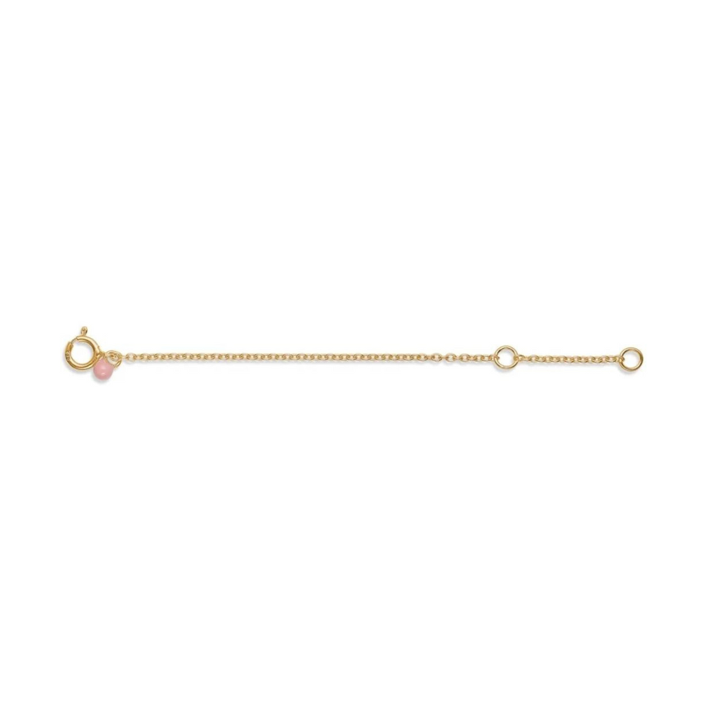 Gold Plated Silver Chain Extender "Cable"