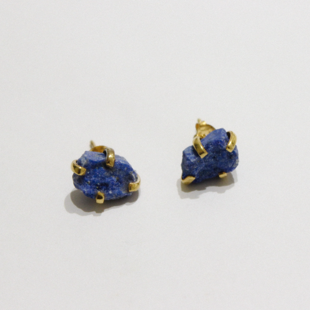 Forest of Lanterns Studs with Lapis Lazuli