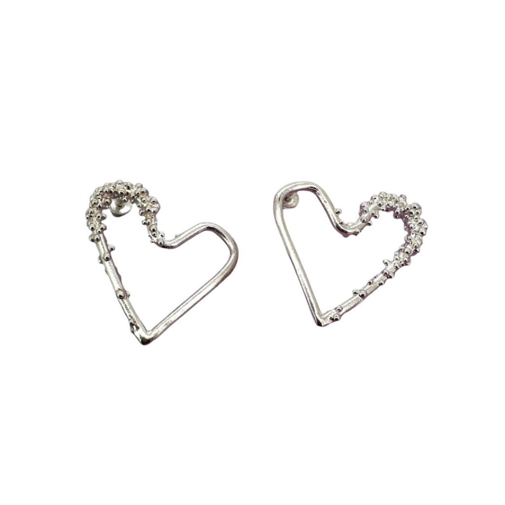 Silver Earrings "Imagination Rules"