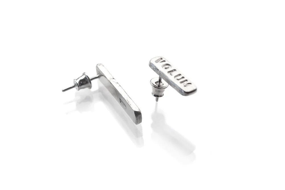 Silver Earrings "Consenso Naturae / In Accordance with Nature"