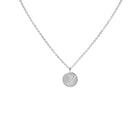 Silver Necklace with Diamonds "Written in the Stars"