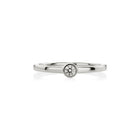 White Gold Ring with Diamond