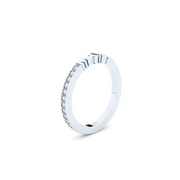 White gold & diamonds band with word Mama by Formes.
