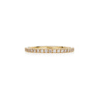 Yellow Gold Eternity Ring with Diamond