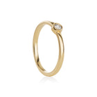 Yellow Gold Ring with Diamond