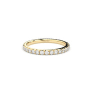 Yellow Gold Ring with Diamonds "Petite Grace Eternity"