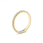 Yellow Gold Ring with Diamonds "Petite Grace Eternity"