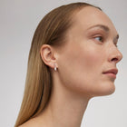 Yellow Gold Earrings with Pearls "Pearl Diver"