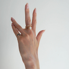 A yellow gold ring featuring a band of inset premium laboratory made diamonds, with a total weight of approximately 2.65 carats.