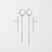Silver Earrings Set "Ari"