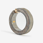 One-of-a-kind ring composed of hafnium and rough diamond by ASR JWLS.