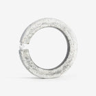 One-of-a-kind ring composed of tantalum and a white diamond by ASR JWLS.