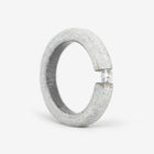 One-of-a-kind ring composed of tantalum and a white diamond by ASR JWLS.