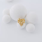 Gold Plated Silver Ear Cuff "Sea Coral"