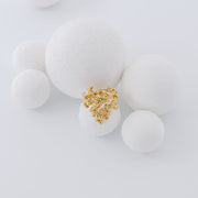 Gold Plated Silver Ear Cuff "Sea Coral"