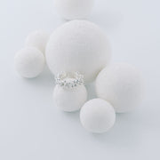 Silver Ear Cuff "Coral Moon"