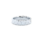 Modern and edgy yet comfortable and timeless wedding ring. Wedding ring handcrafted in solid recycled white gold. Ring is made by hand with the best quality and craftsmanship.