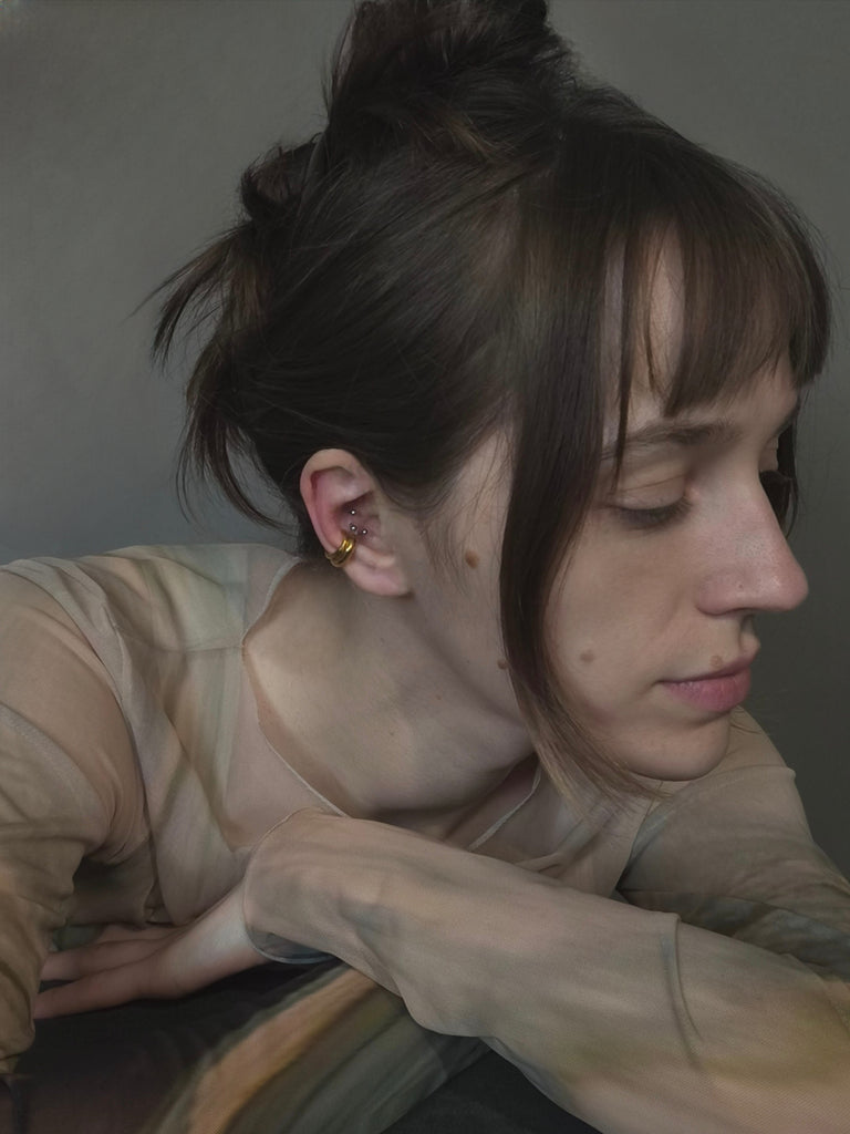 Silver Ear Cuff