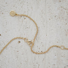Gold Plated Silver Necklace with Topaz "Daydream"