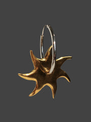 Gold Plated Silver Earrings "Sol"
