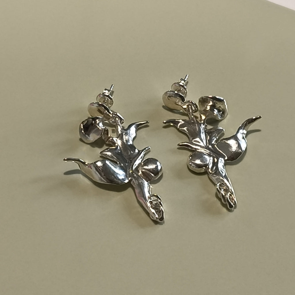 Silver Earrings "Forest Crea"