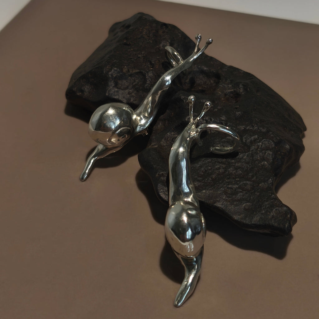 Silver Earrings "Snails"