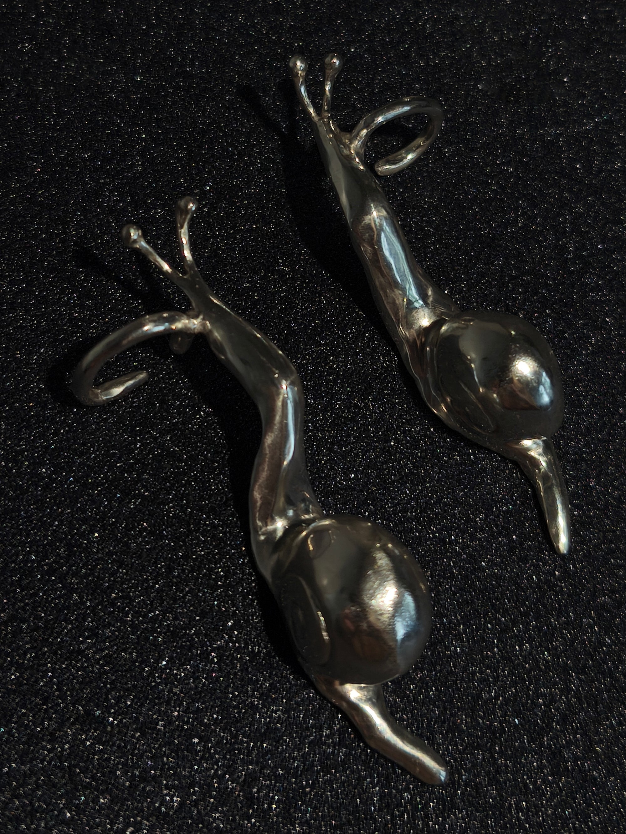 Silver Earrings "Snails"