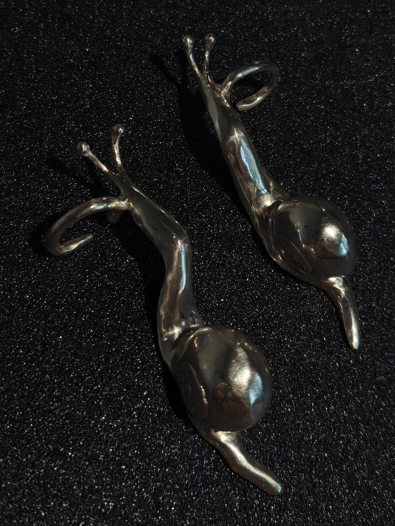 Silver Earrings "Snails"