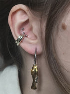 Gold Plated Silver Earrings "Yin&Yang"