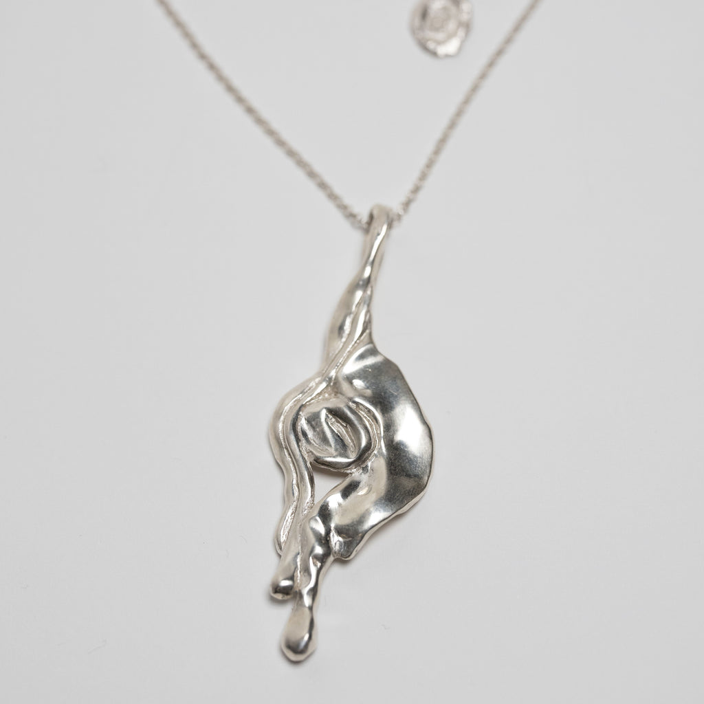 Silver Necklace "When I Met You"