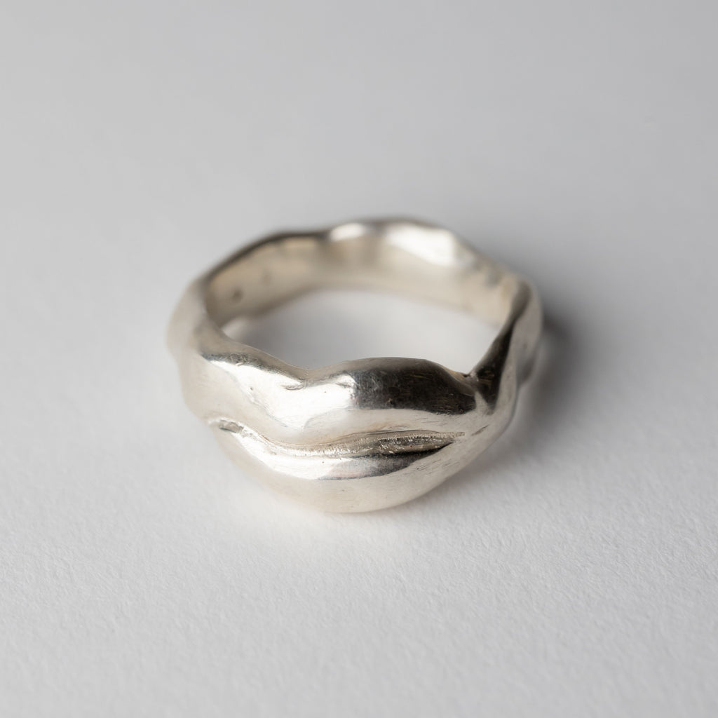 Silver Ring "PPF Past-Present-Future"