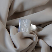 Silver Ring "Watch Me Barking"